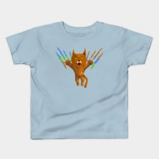 Cat attack! Kids T-Shirt